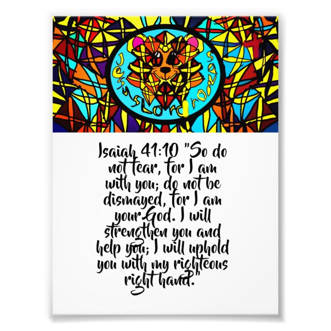 Jesus lord Savior Fototryck (Framsidan)