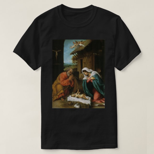 Jesus Lorenzo Lotto Classic: jultomhet T Shirt (Design framsida)