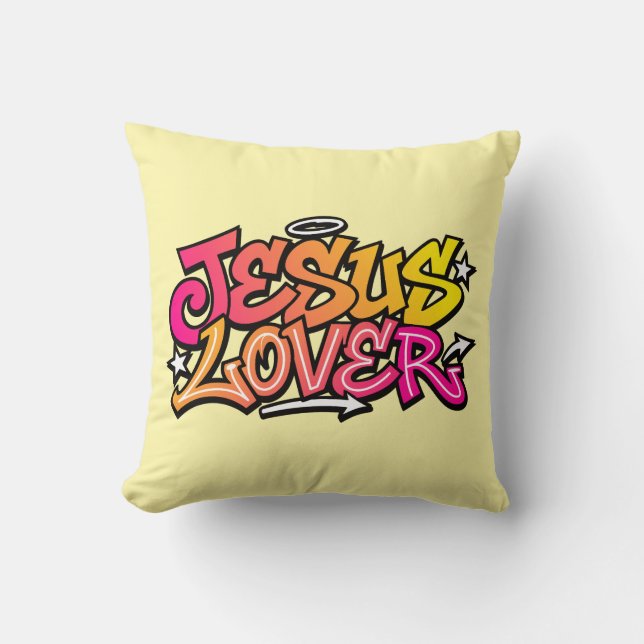 Jesus Lover Kudde (Framsida)