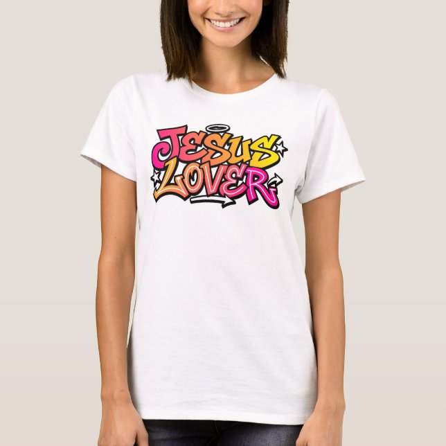 Jesus Lover T Shirt (Framsida)