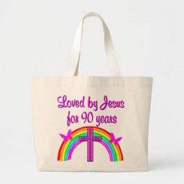 JESUS LOVING 90:E BIRTHDAY JUMBO TYGKASSE