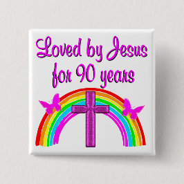 JESUS LOVING 90:E BIRTHDAY KNAPP