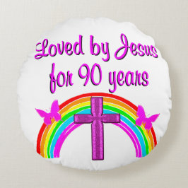 JESUS LOVING 90:E BIRTHDAY RUND KUDDE