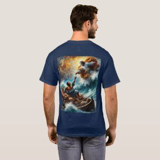 Jesus Lugnar stormen - Faith-Inspired T-shirt