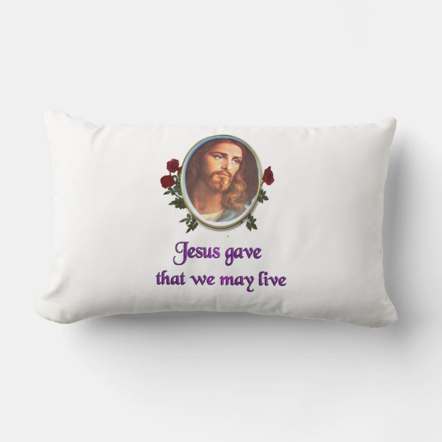 Jesus Lumbarkudde (Framsida)