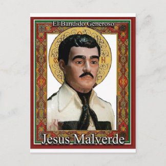 Jesus Malverde, den generösa banken Vykort