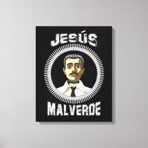 Jesus Malverde Mexican Hero Gift Jesus Malverde Canvastryck