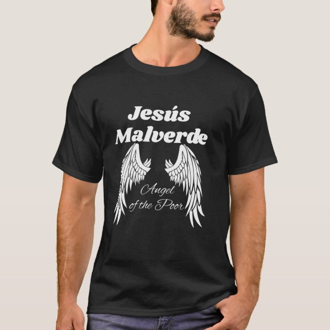 Jesus Malverde Mexican Hero Mexiko Jesus Malverde T Shirt (Framsida)