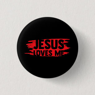 Jesus Manar Women Kids Roligt Christian Bible Fait Knapp