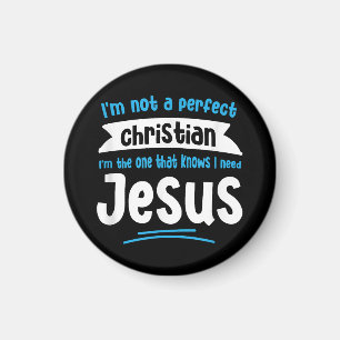 Jesus Manar Women Kids Roligt Christian Bible Fait Magnet