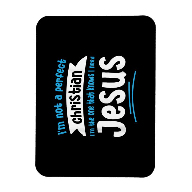 Jesus Manar Women Kids Roligt Christian Bible Fait Magnet (Vertikal)