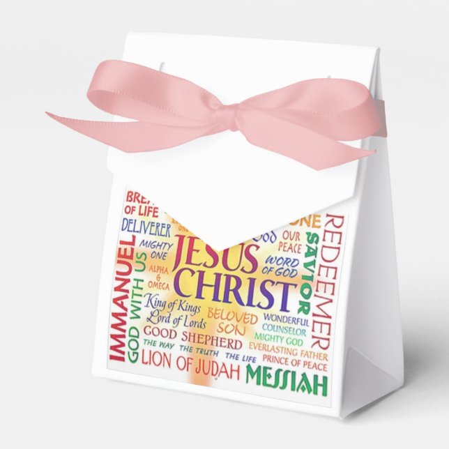 JESUS många namn Presentaskar (Framsidan Sidan)
