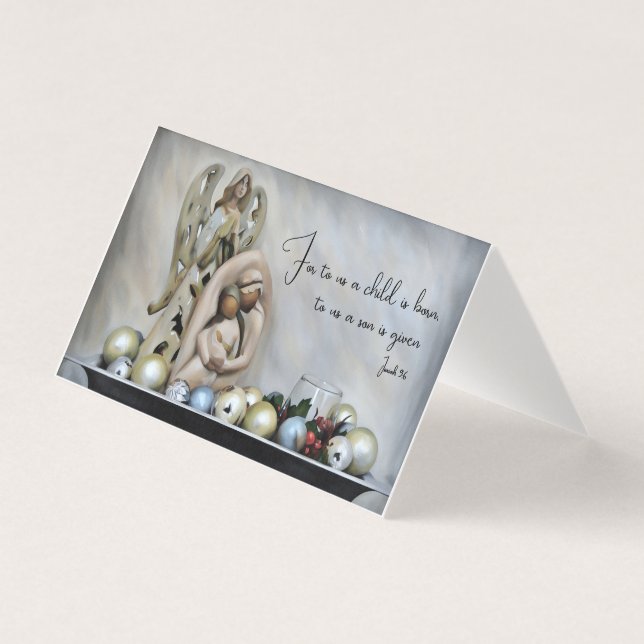 Jesus Maria och Josef julkort Kort (Framsida)