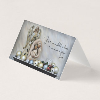 Jesus Mary and Joseph Christmas Card Kort