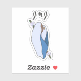 Jesus, Mary, Joseph Catholik Sticker Klistermärken