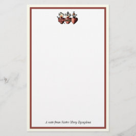 Jesus Mary Joseph Religiösa Brevpapper