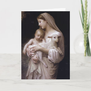 JESUS, MARY OCH LAMB KORT