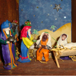 Jesus Mary tre kung christmas nativitet Pussel