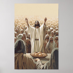 Jesus Matar 5 000 Poster kristen murdekan