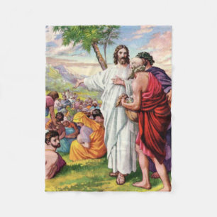 Jesus matar de fem tusenna fleecefilt