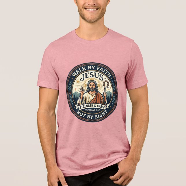 Jesus Matcha Cafe Trend Kaffe T-Shirt Kristet Graf (Framsida)