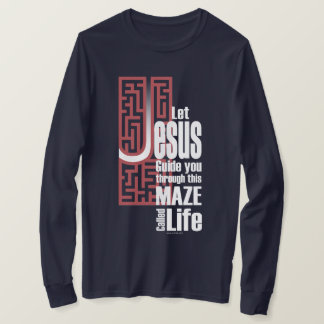 Jesus Maze Basic Långärmad T-Shirt