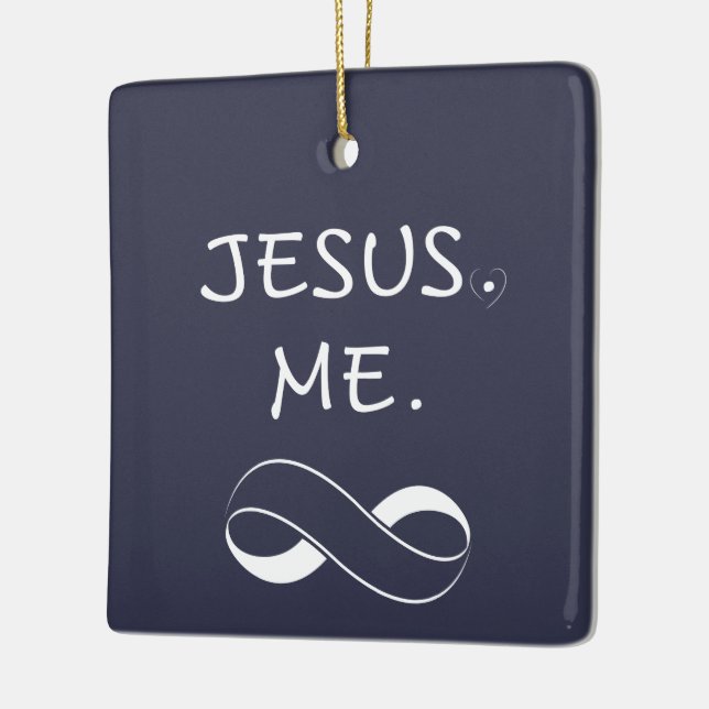 Jesus Me Infinity Juldekorationer Kristna (Vänster)