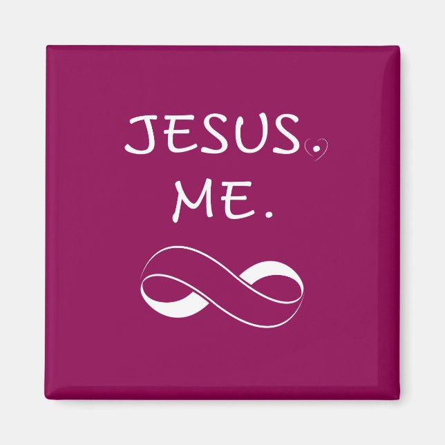 Jesus Me Infinity Kristna Magnetpresenter Magnet (Framsidan)
