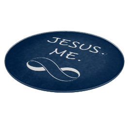 Jesus Me Infinity presenter Glass Skärbrädor