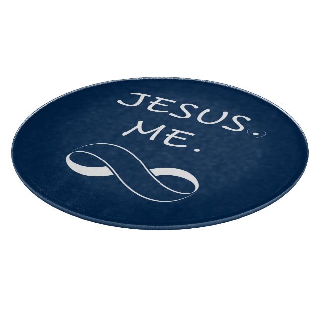 Jesus Me Infinity presenter Glass Skärbrädor (Hörn)
