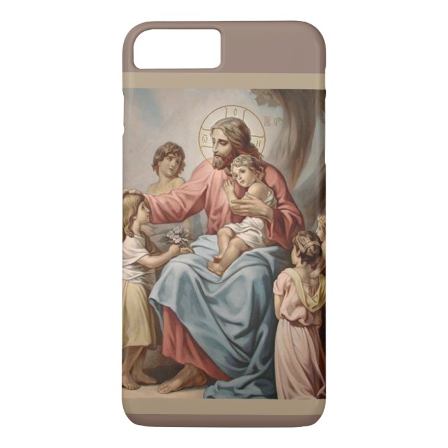 Jesus med Barn Boys Girls Case-Mate iPhone Skal (Baksida)