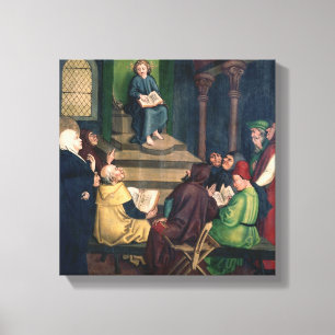 Jesus med doktorerna canvastryck