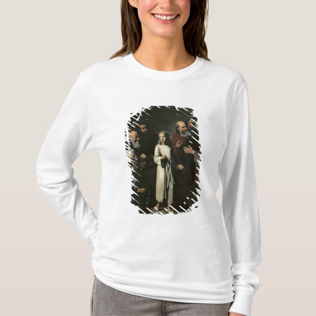 Jesus med doktorerna tee (Framsida)