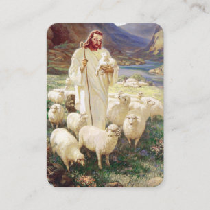 Jesus med fallskärm 23-bönekort visitkort