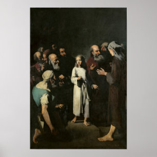 Jesus med Läkare Poster