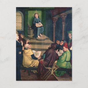Jesus med Läkare Vykort