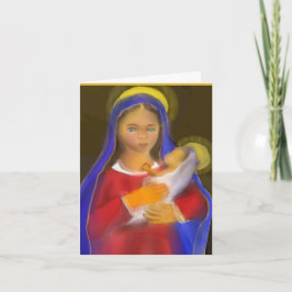 Jesus med Mary Anteckningskort