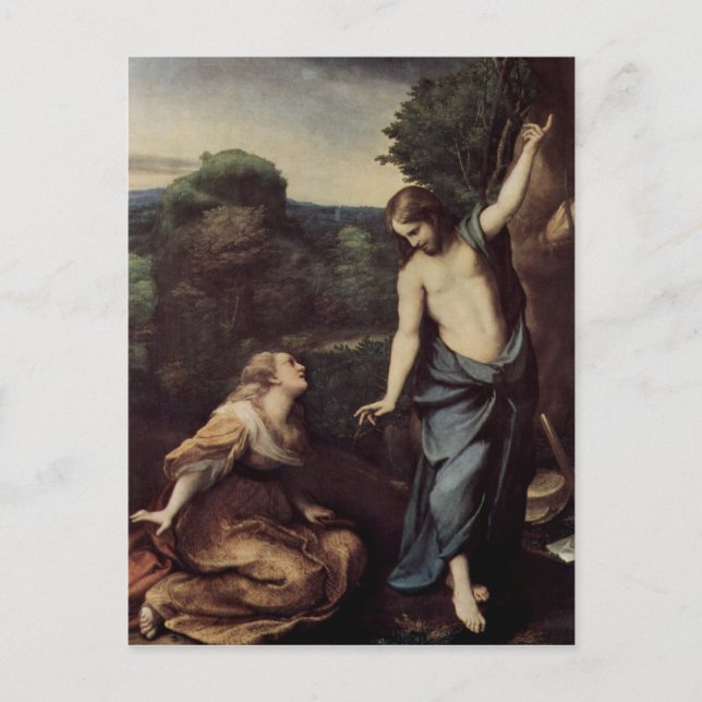 Jesus med Mary efter rekursion Vykort (Framsida)