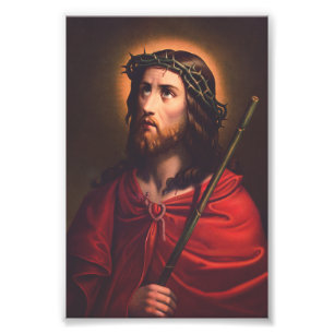 Jesus med törnekrona fototryck
