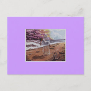 JESUS med Woman i problem med Zazzle-vykort Vykort