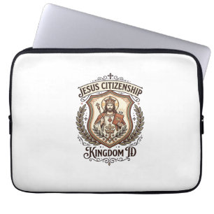 Jesus Medborgarskap Kungarike ID Jesus Medborgarsk Laptop Fodral
