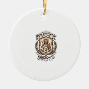 Jesus Medborgarskap Rike ID Jesus Medborgarskap Sl Julgransprydnad Keramik