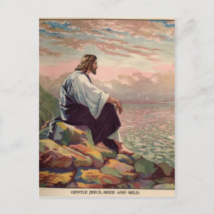 Jesus Meek och Mild Vykort