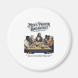 Jesus Mens Group Broderskaps Retreat T-Shirt Inspi Magnet