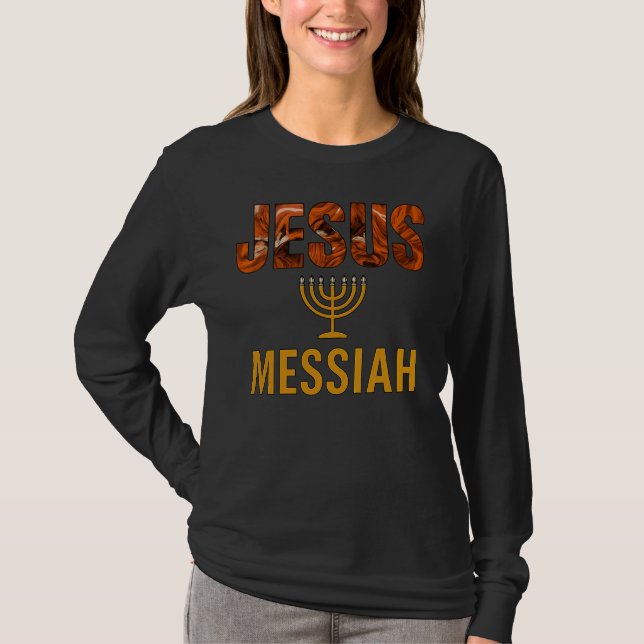 Jesus Messiah - Long sleeve T-shirt (Framsida)