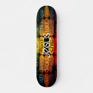 Jesus Mini Skateboard Bräda 18,5 Cm
