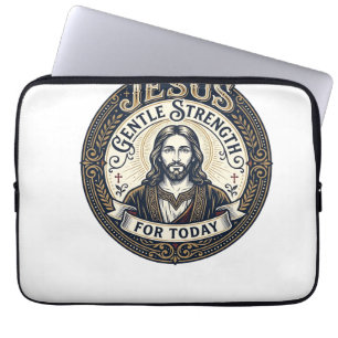Jesus Minnesvård Alzheimers Vårdgivare Tröja Krist Laptop Fodral