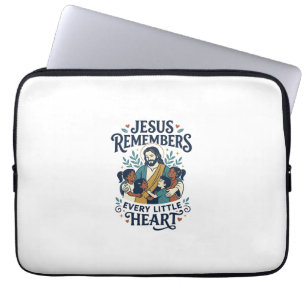 Jesus Missfall Tröst Läkande T-Shirt Inspirat Laptop Fodral