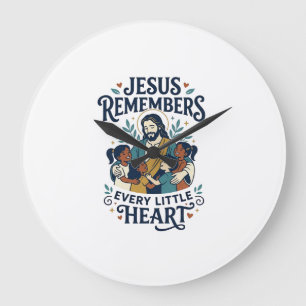 Jesus Missfall Tröst Läkande T-Shirt Inspirat Stor Klocka