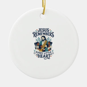 Jesus Missfall Tröst Läkande T-Shirt Inspirerande Julgransprydnad Keramik